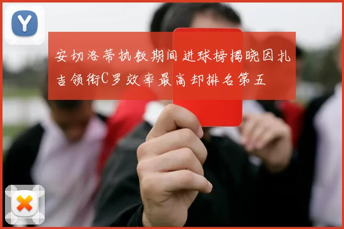安切洛蒂执教期间进球榜揭晓因扎吉领衔C罗效率最高却排名第五